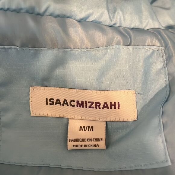 Isaac Mizrahi Grey Quilted Zip Up Vest Size M - Picture 11 of 11